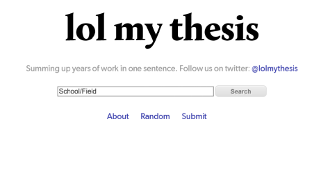 11 lol my thesis