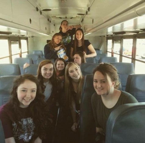 The Hays High girls swim team.