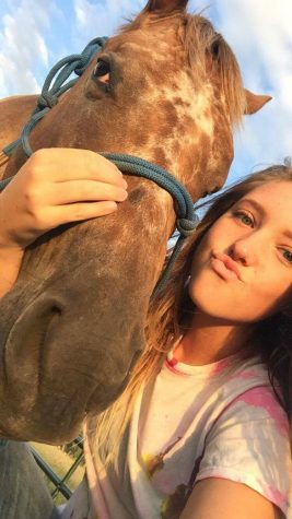 Ottley and her horse Emoji.