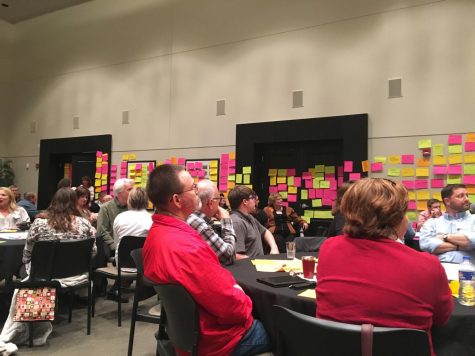 Students participate in Strategic Doing meeting with over 100 people